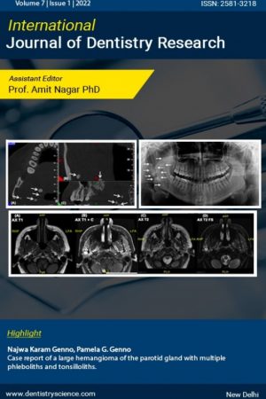 International Journal of Dentistry Research