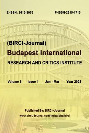 Budapest International Research and Critics Institute (BIRCI-Journal) : Humanities and Social Sciences