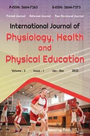 International Journal of Physiology, Health and Physical Education