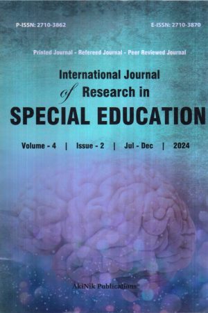 International Journal of Research in Special Education