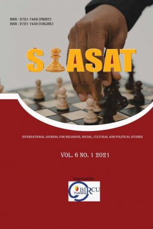 SIASAT Journal: Journal for religious, social, cultural and political studies