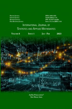 International Journal of Statistics and Applied Mathematics