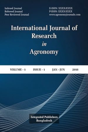 International Journal of Research in Agronomy