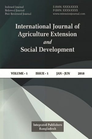 International Journal of Agriculture Extension and Social Development
