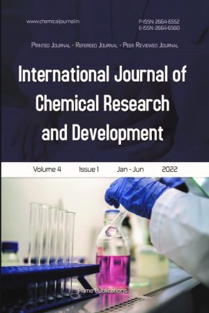 International Journal of Chemical Research and Development