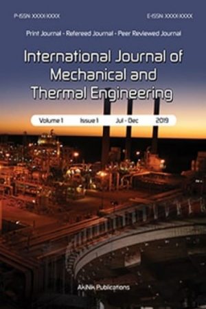 International Journal of Mechanical and Thermal Engineering