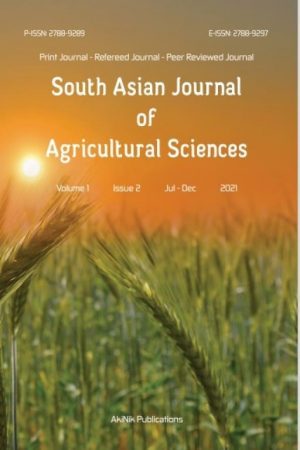 South Asian Journal of Agricultural Sciences